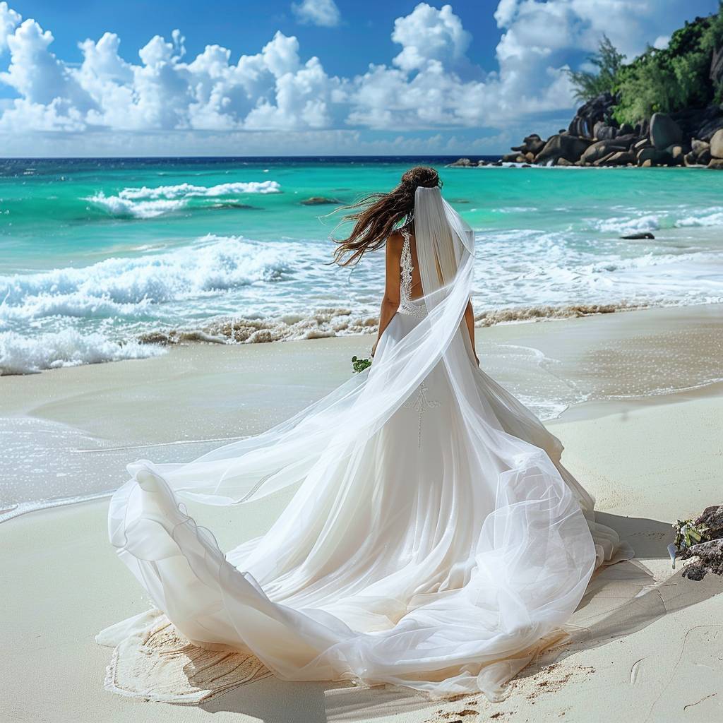 Destination mariage Seychelles : Conseils pour Voyager avec Votre Robe de Mariée