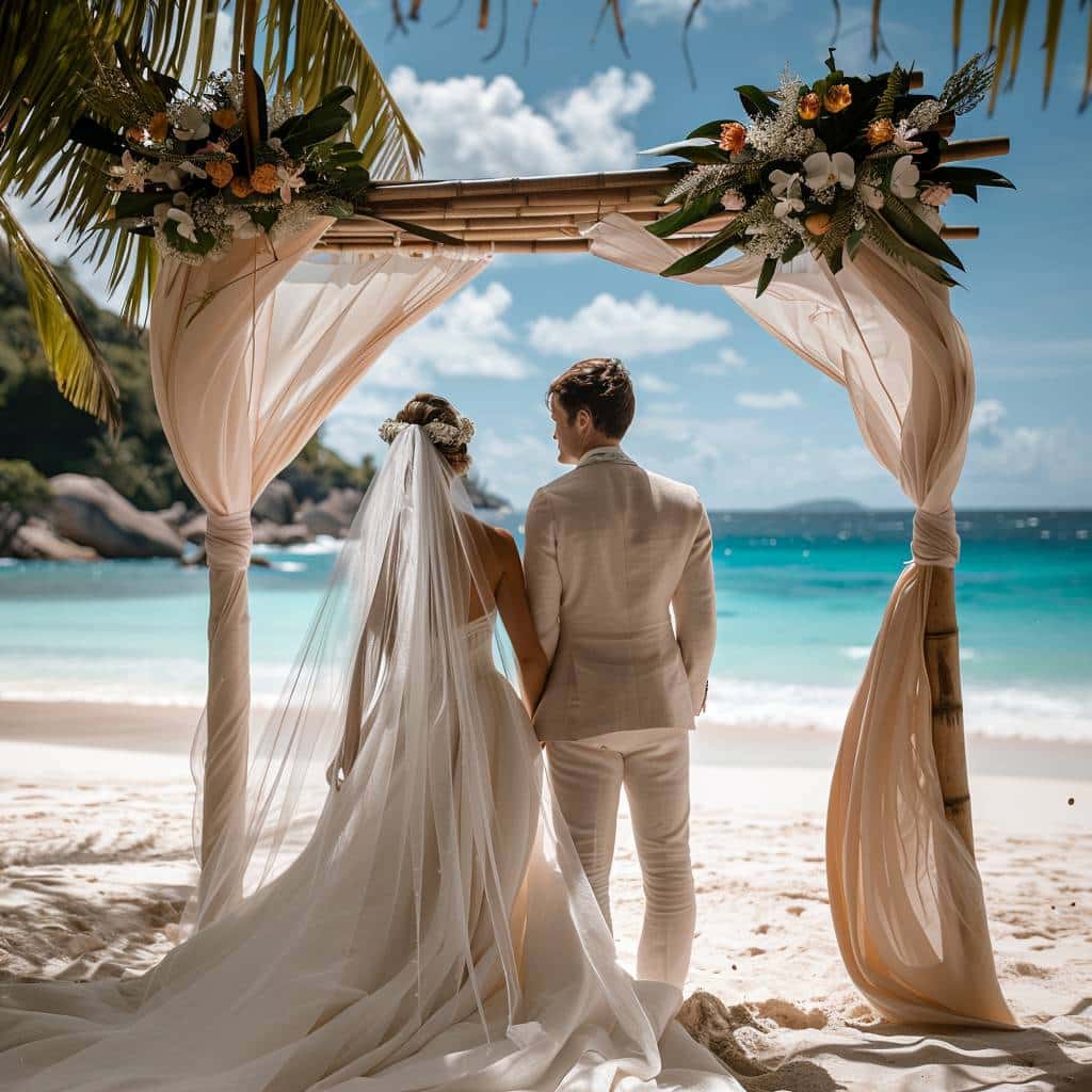 Plage de mariage Seychelles : Organiser une Cérémonie au Bord de l’Eau
