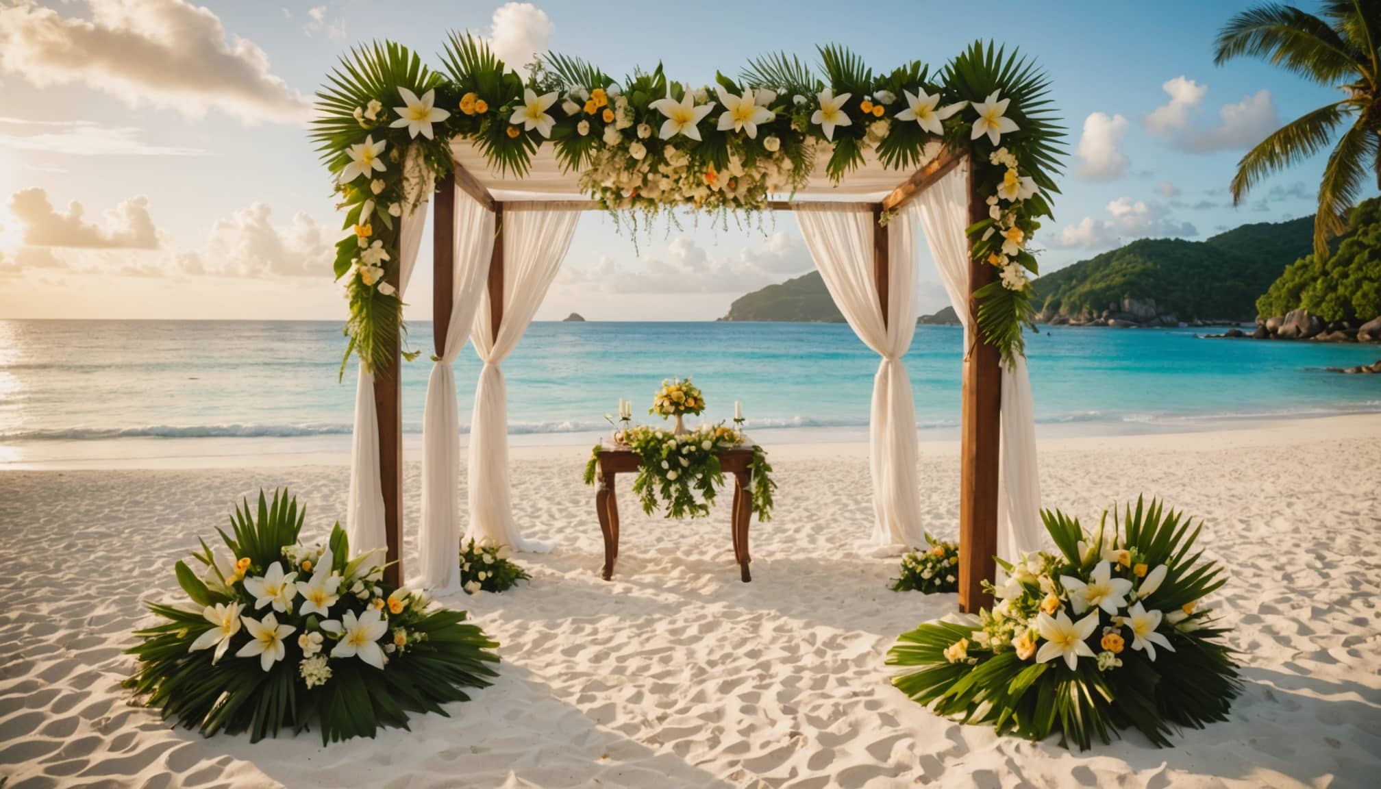 Villas de rêve pour une cérémonie nuptiale aux Seychelles  
Lieux idylliques pour un mariage exclusif aux Seychelles