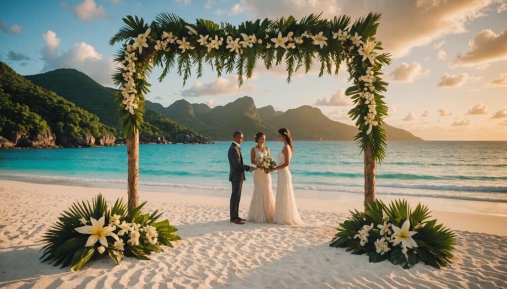 Villas de rêve pour une cérémonie nuptiale aux Seychelles